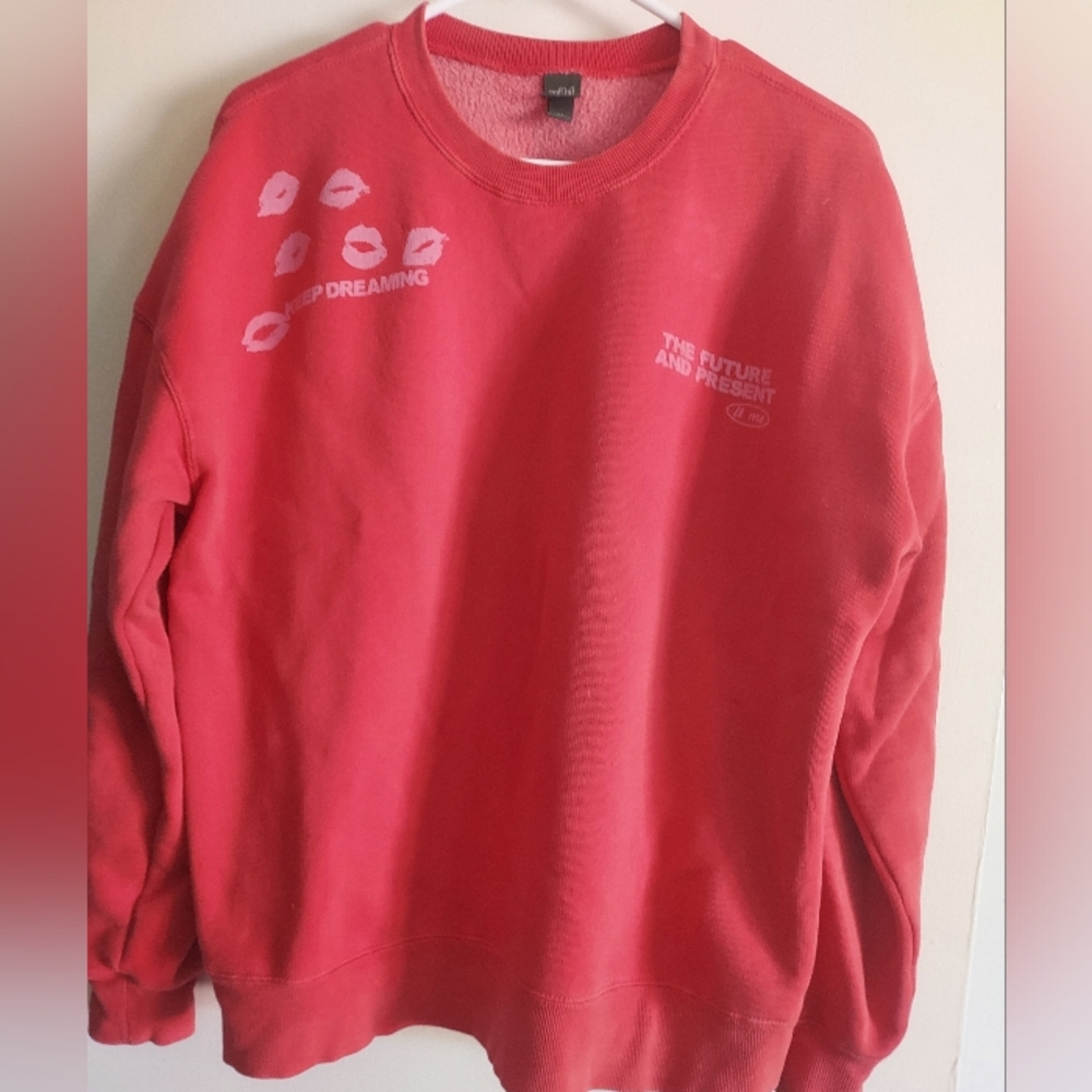 Women's Wild Fable Over-sized Graphic Sweatshirt